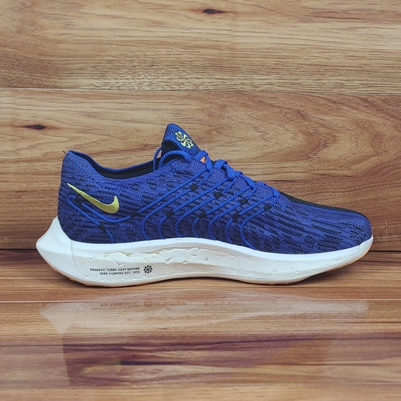 Nike Pegasus Turbo Next Nature Mens Size 9.5 Racer Blue Running Shoes DM3413-401 - Picture 7 of 8